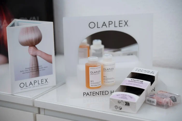 Olaplex-Pflegeprodukte im Salon
